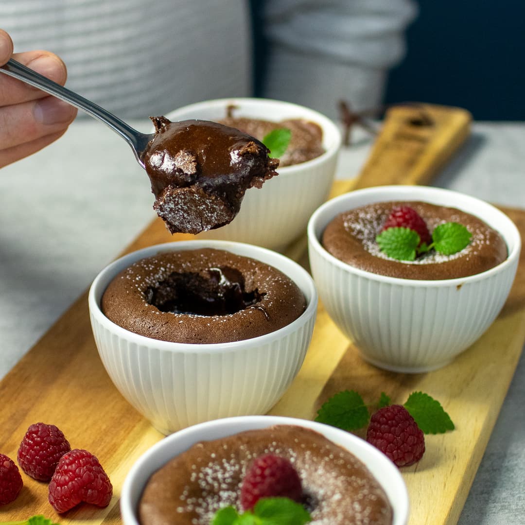 Rask og enkel sjokoladefondant