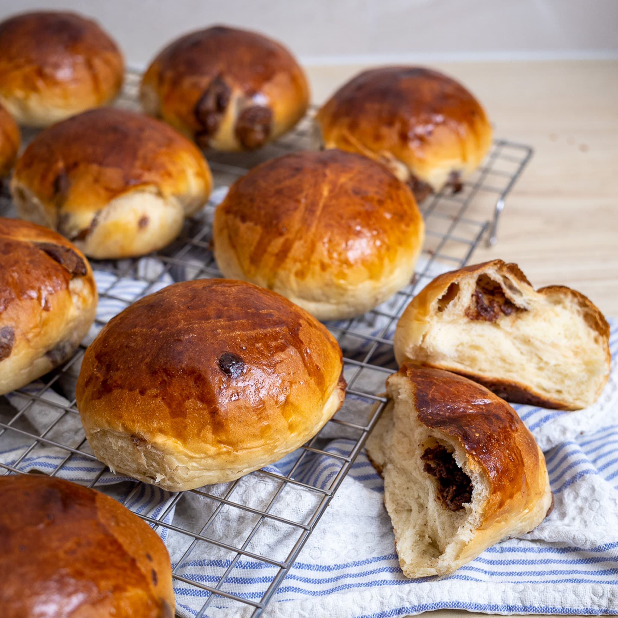 Sjokoladeboller med melkesjokolade